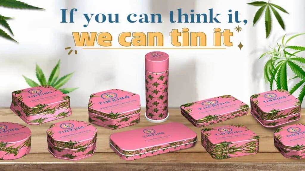 Child Resistant Tin Packaging for Cannabis Edibles