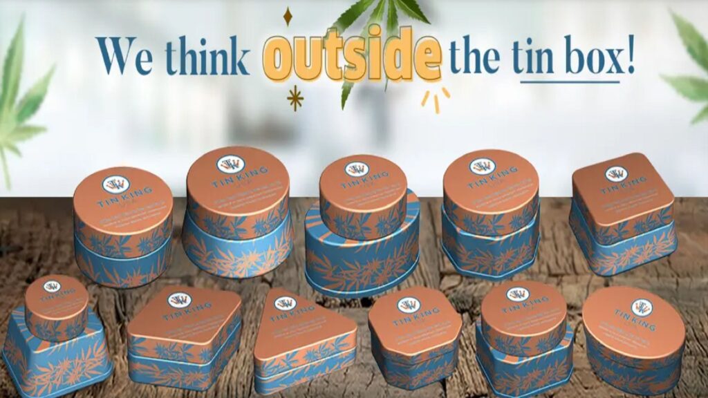 Custom Child Resistant Tin Containers and Boxes